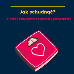 FAQ jak schudnąć. Okładka e-booka o odchudzaniu w pytaniach i odpowiedziach.